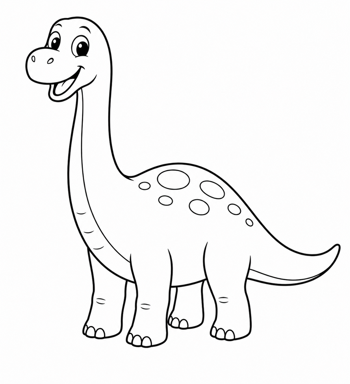 Dino-Ausmalseite